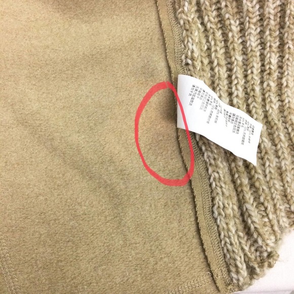 PrAna Tan Waterfall Wool Blend Knit Long Sleeve Open Cardigan Women’s Size M - Picture 13 of 15